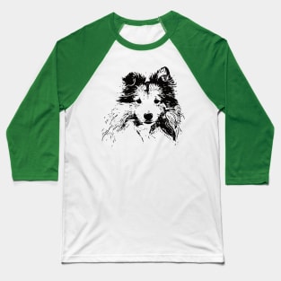 Shetland Sheepdog Sheltie Baseball T-Shirt